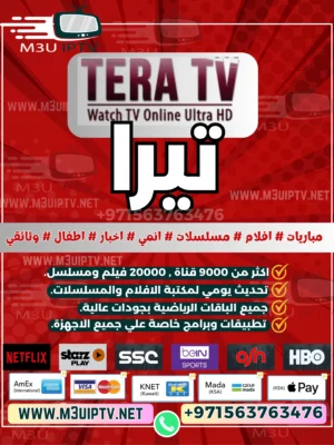 اشتراك تيرا TERA TV 4k